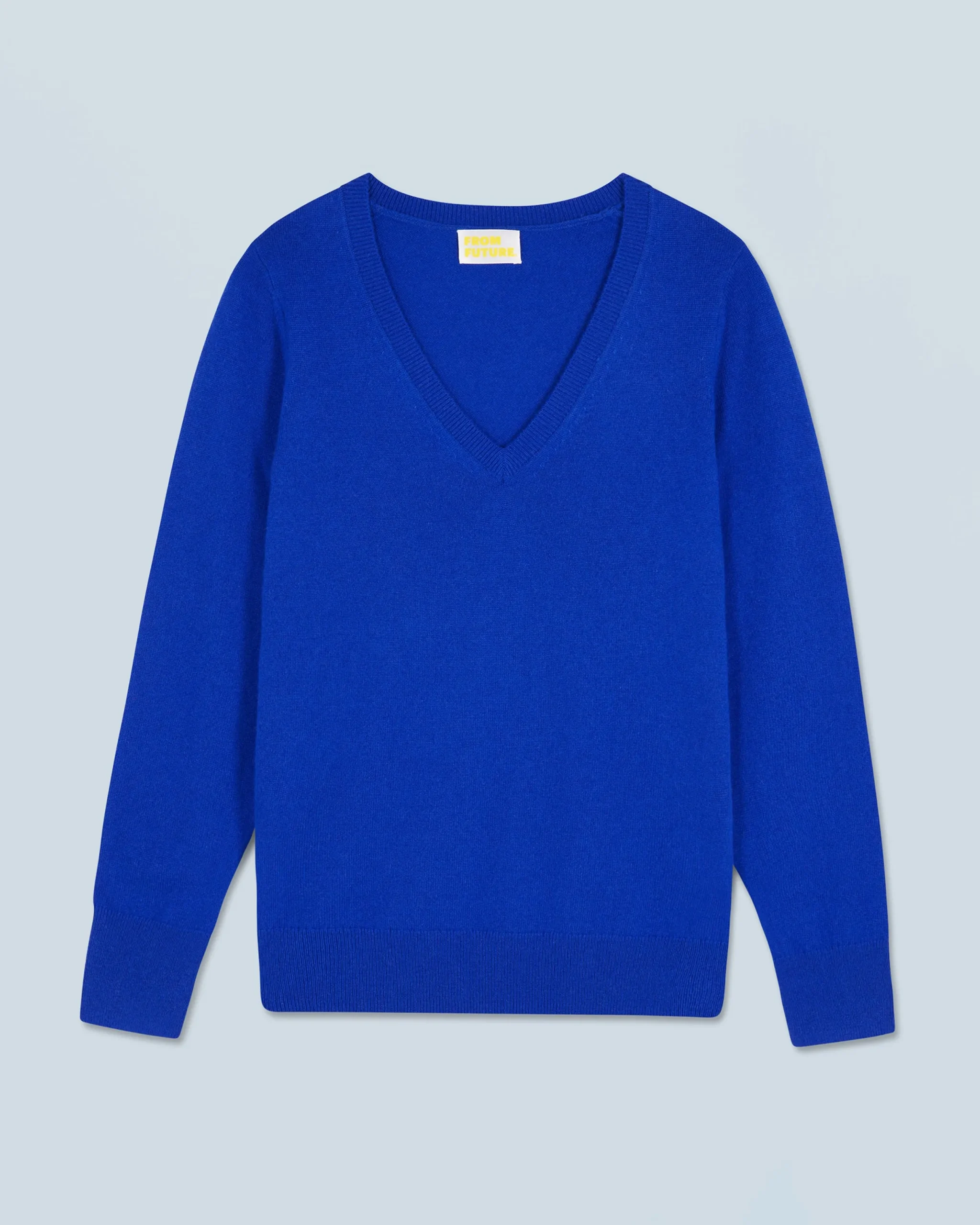 FROM FUTURE Pull Col V Basique PopBlue Clearance