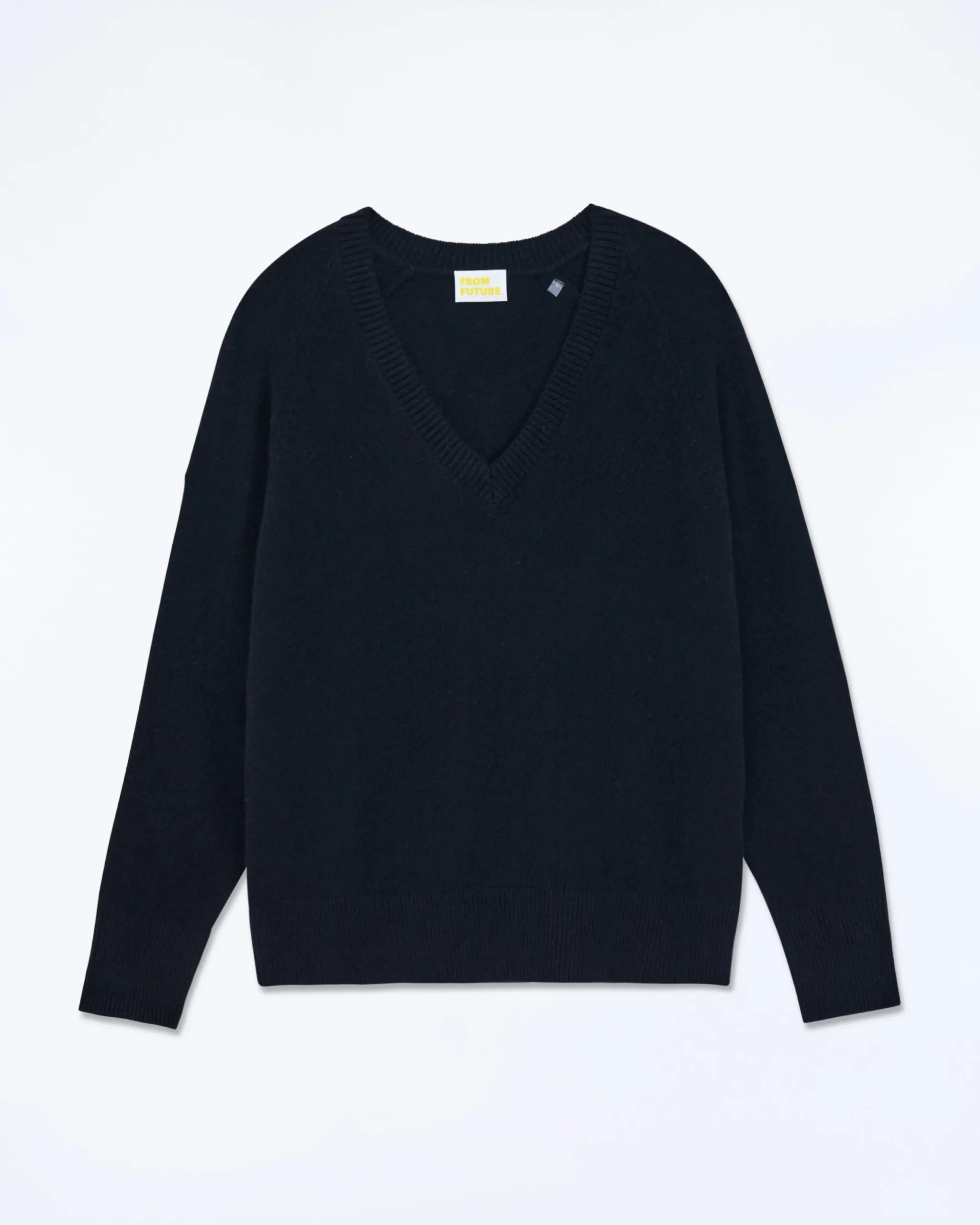 FROM FUTURE Pull Col V Oversize Light Noir Sale