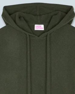 FROM FUTURE Pull Hoodie Kaki Cheap