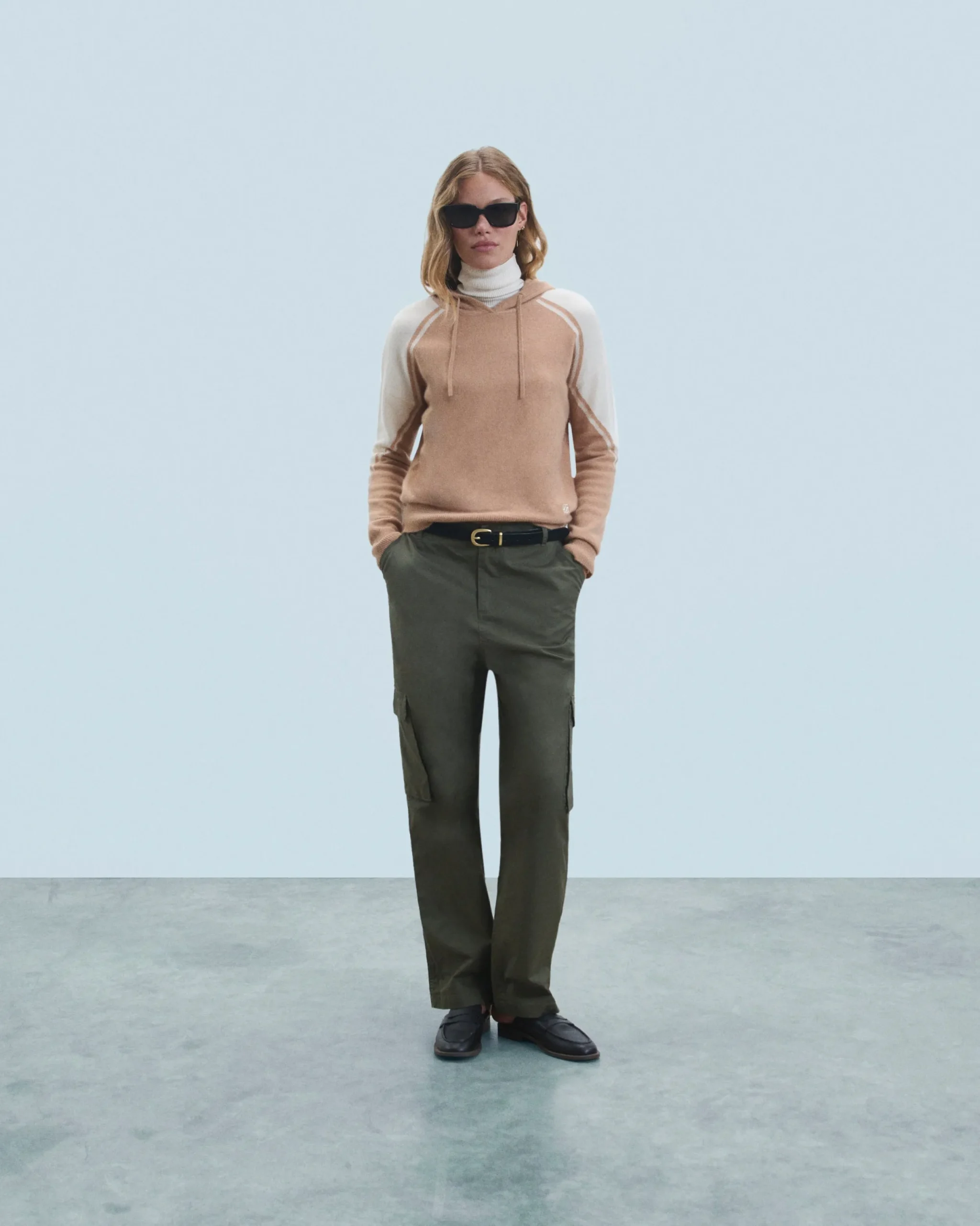 FROM FUTURE Pull Hoodie Camel Best