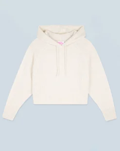 FROM FUTURE Pull Hoodie EcruChiné Shop