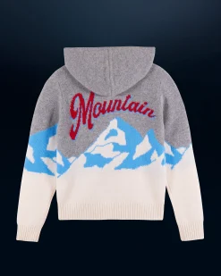 FROM FUTURE Pull Hoodie Montagne Ecru Hot
