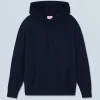FROM FUTURE Pull Hoodie Oversize Léger Navy New