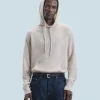 FROM FUTURE Pull Hoodie Oversize Léger BeigeChiné New