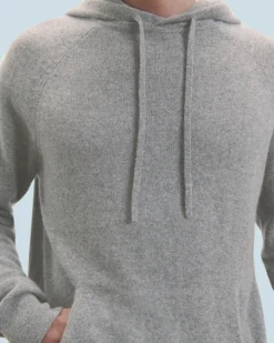 FROM FUTURE Pull Hoodie Oversize Léger GrisChinéFoncé Outlet