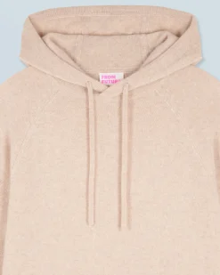 FROM FUTURE Pull Hoodie Oversize Léger BeigeChiné New