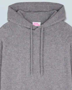 FROM FUTURE Pull Hoodie Oversize Léger GrisChinéFoncé Outlet