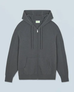 FROM FUTURE Pull Hoodie Zippé LavaGrey Cheap