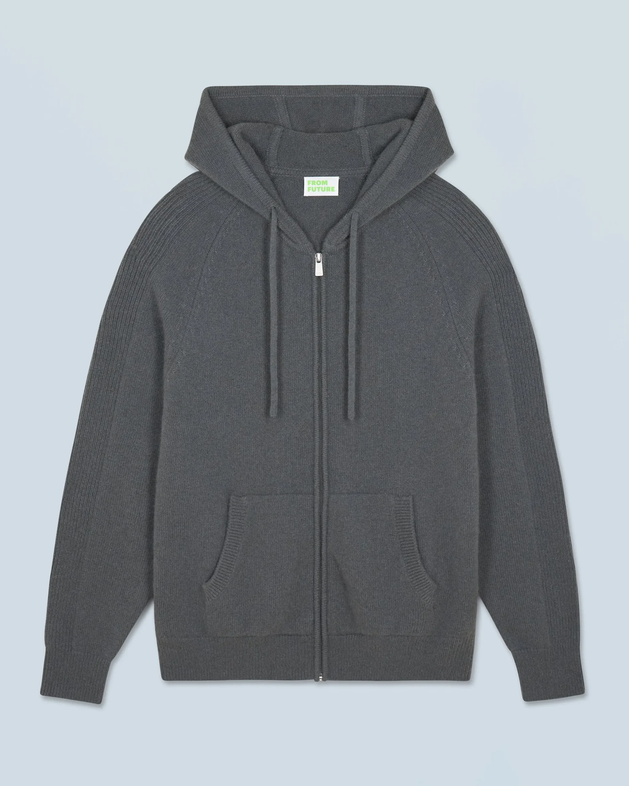 FROM FUTURE Pull Hoodie Zippé LavaGrey Cheap