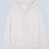 FROM FUTURE Pull Hoodie Zippé Basique GrisChinéClair Flash Sale