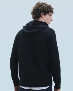 FROM FUTURE Pull Hoodie Zippé Basique GrisChinéClair Flash Sale