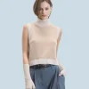 FROM FUTURE Pull Sans Manches Beige Sale