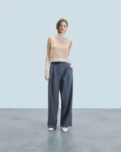 FROM FUTURE Pull Sans Manches Beige Sale