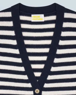 FROM FUTURE Pull Sans Manches Navy Outlet