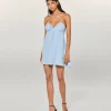 FROM FUTURE Robe Courte Bretelle Lizzie BabyBlue Best