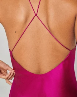 FROM FUTURE Robe Courte Bretelle Selena RaspberryPink Flash Sale