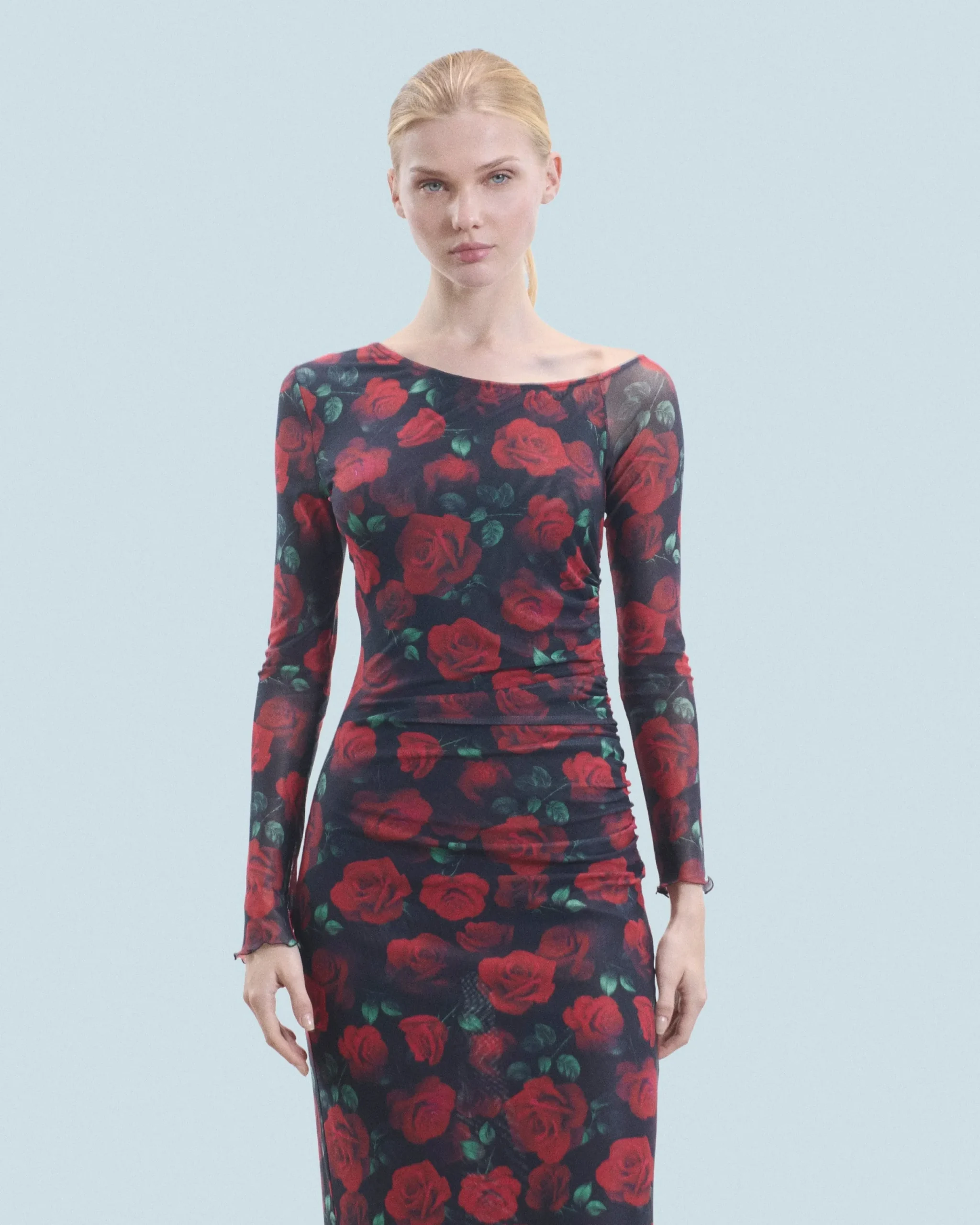 FROM FUTURE Robe Longue Asymetrique PassionateRose Store