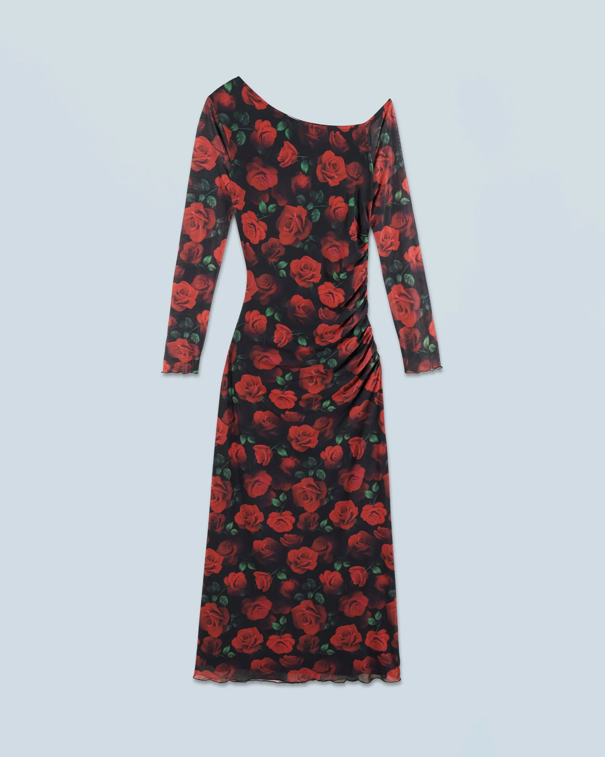 FROM FUTURE Robe Longue Asymetrique PassionateRose Store