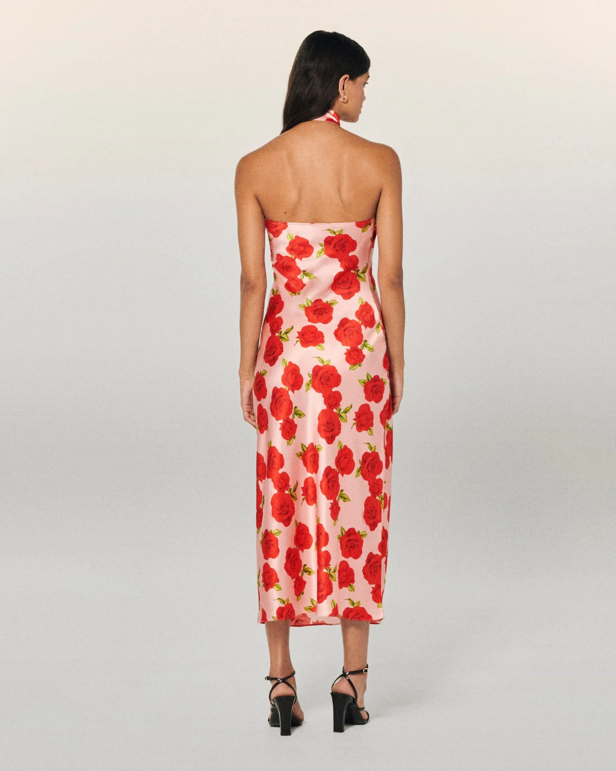 FROM FUTURE Robe Longue Asymétrique Sienna HotRoses Clearance