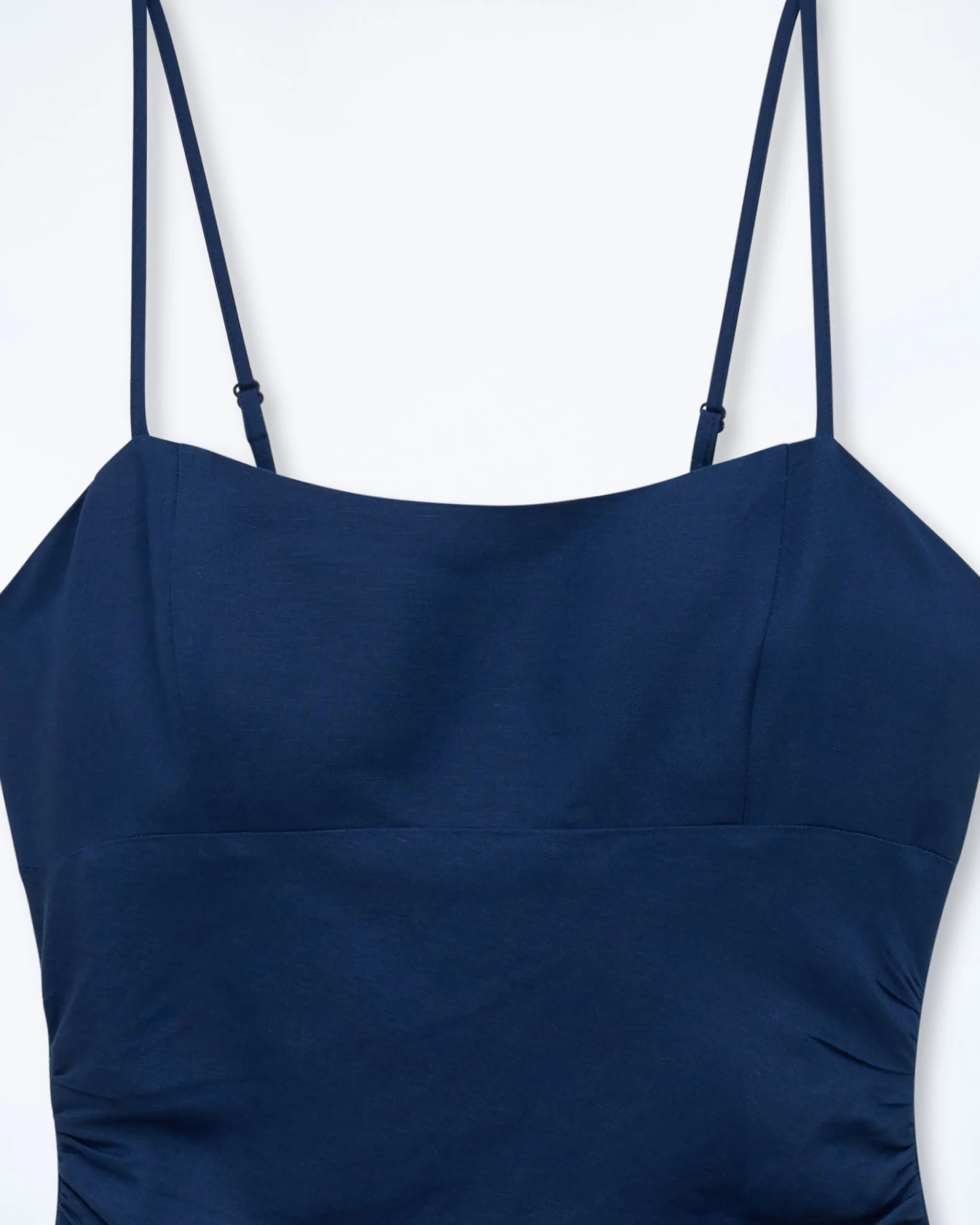 FROM FUTURE Robe Longue Bretelle Navy Store