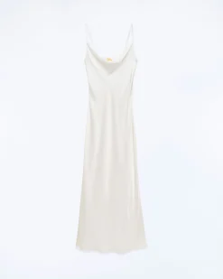 FROM FUTURE Robe Longue Bretelle Amalia Ecru Best