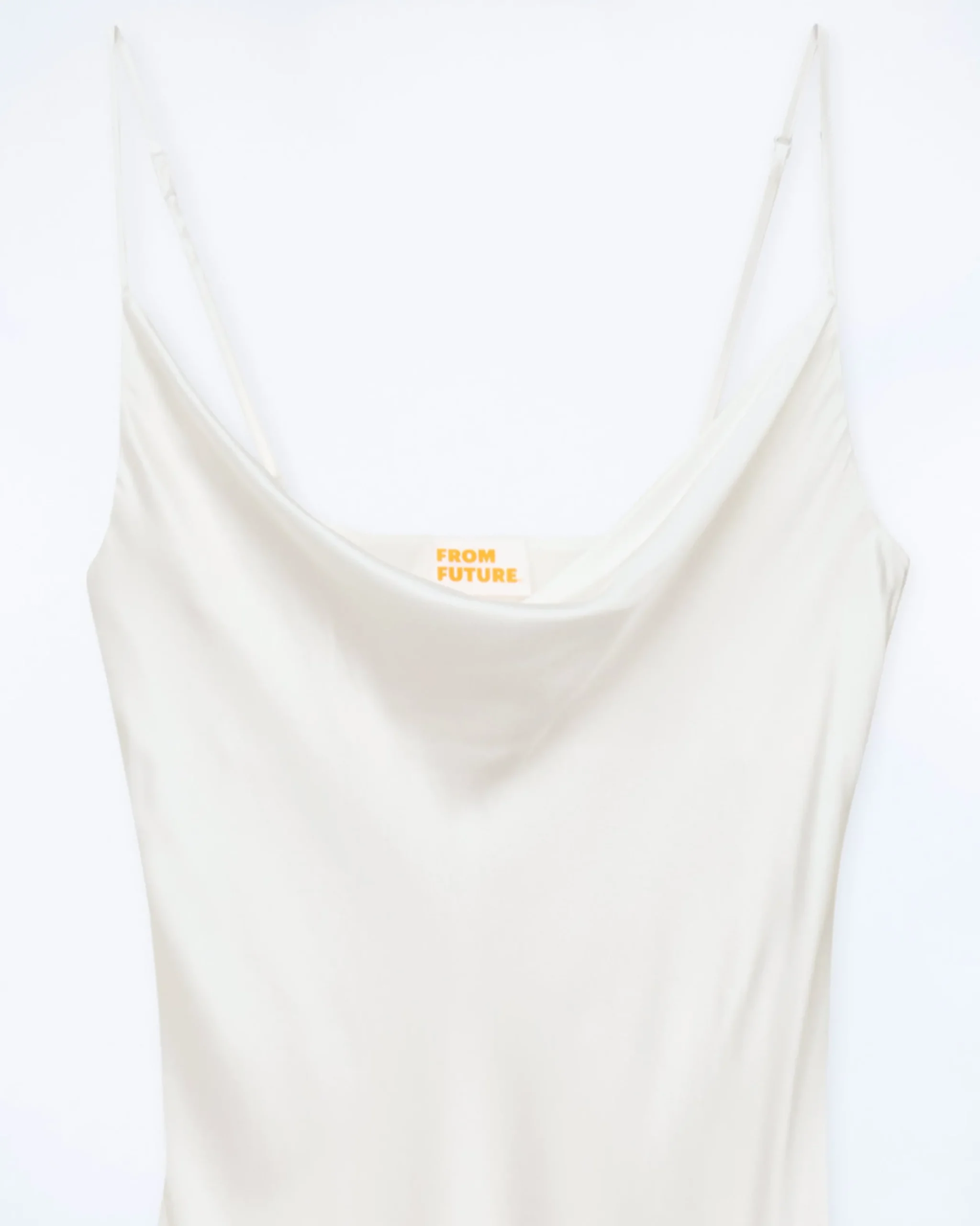 FROM FUTURE Robe Longue Bretelle Amalia Ecru Best