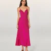 FROM FUTURE Robe Longue Bretelle Gigi RoseJacquard Clearance