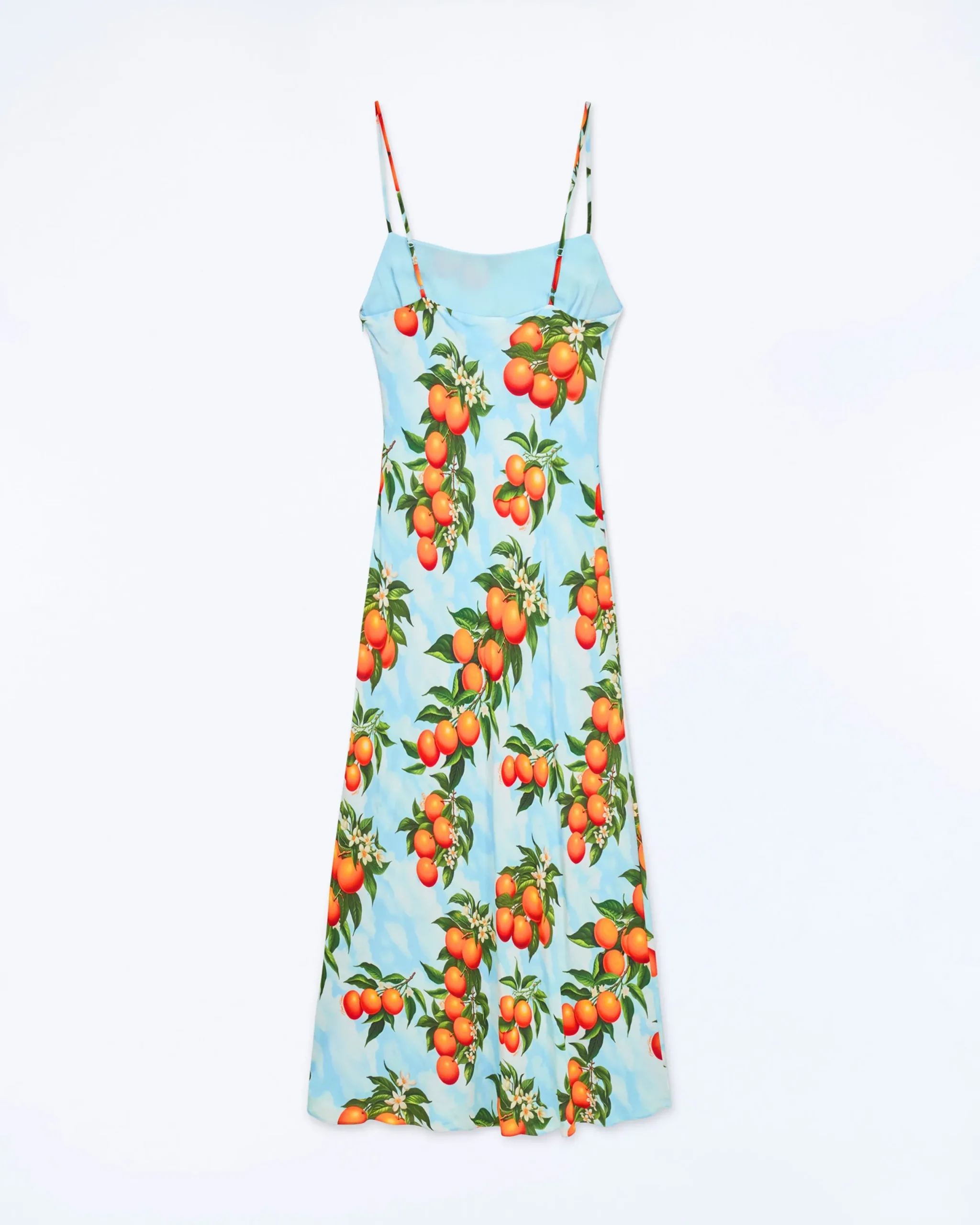 FROM FUTURE Robe Longue Bretelle Ilona OrangeSky Hot
