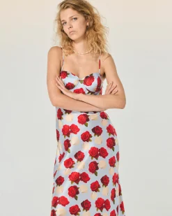 FROM FUTURE Robe Longue Bretelle Vénus CoquillagesEtCrustacés Clearance