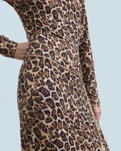 FROM FUTURE Robe Longue Manche Longue Jersey HotLeopard Outlet