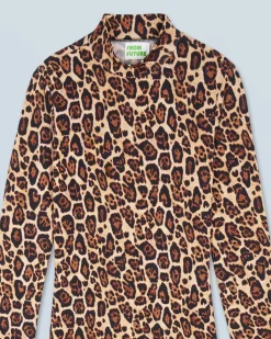 FROM FUTURE Robe Longue Manche Longue Jersey HotLeopard Outlet