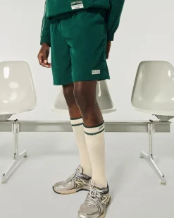 FROM FUTURE Short Court Patch SoccerGreen Discount