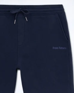 FROM FUTURE Short Droit WashedNavy Fashion