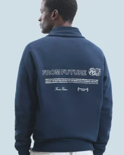 FROM FUTURE Sweatshirt Gilet Community Navy Best Sale