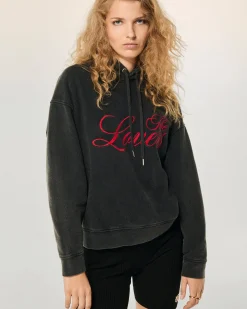 FROM FUTURE Sweatshirt Hoodie WashedBlack Shop