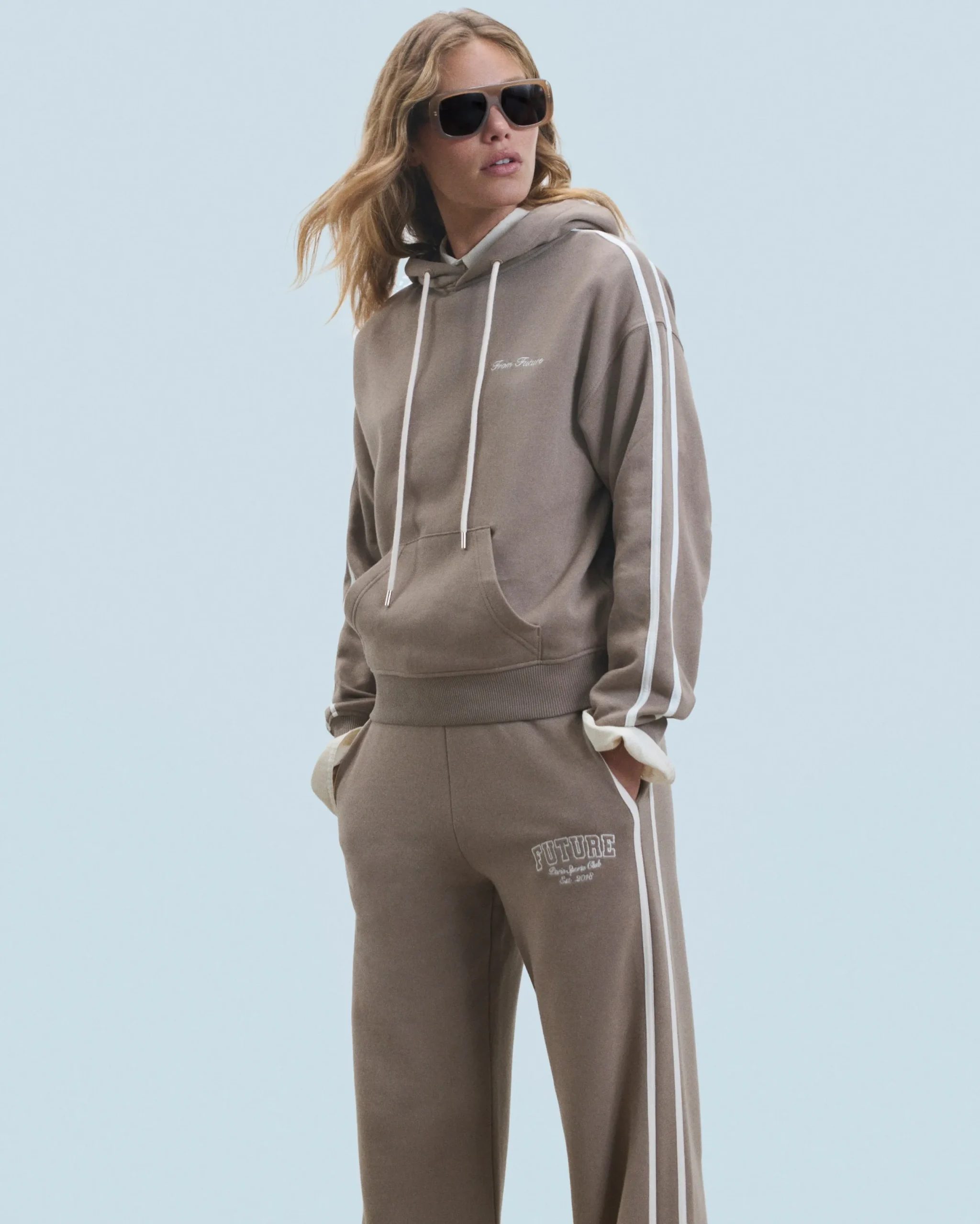 FROM FUTURE Sweatshirt Hoodie Future Taupe Best