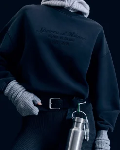 FROM FUTURE Sweatshirt Hoodie Ski Club WashedBlack Cheap