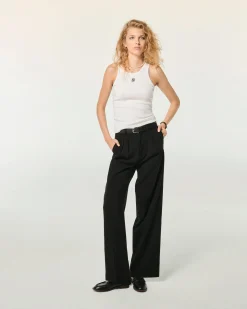 FROM FUTURE Top Bretelle Blanc Flash Sale