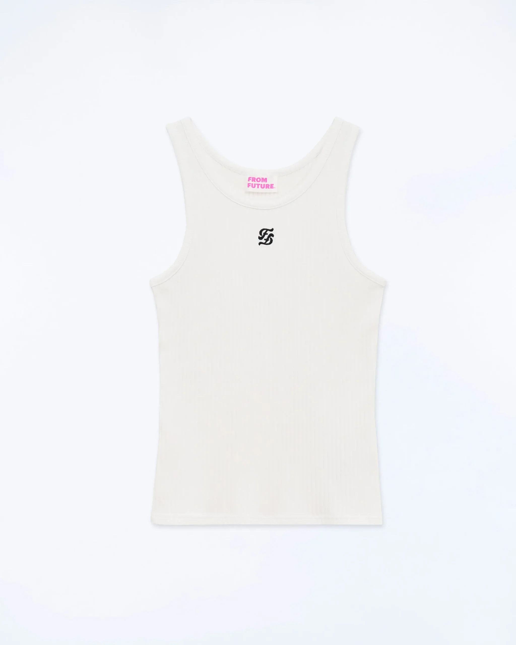 FROM FUTURE Top Bretelle Blanc Flash Sale