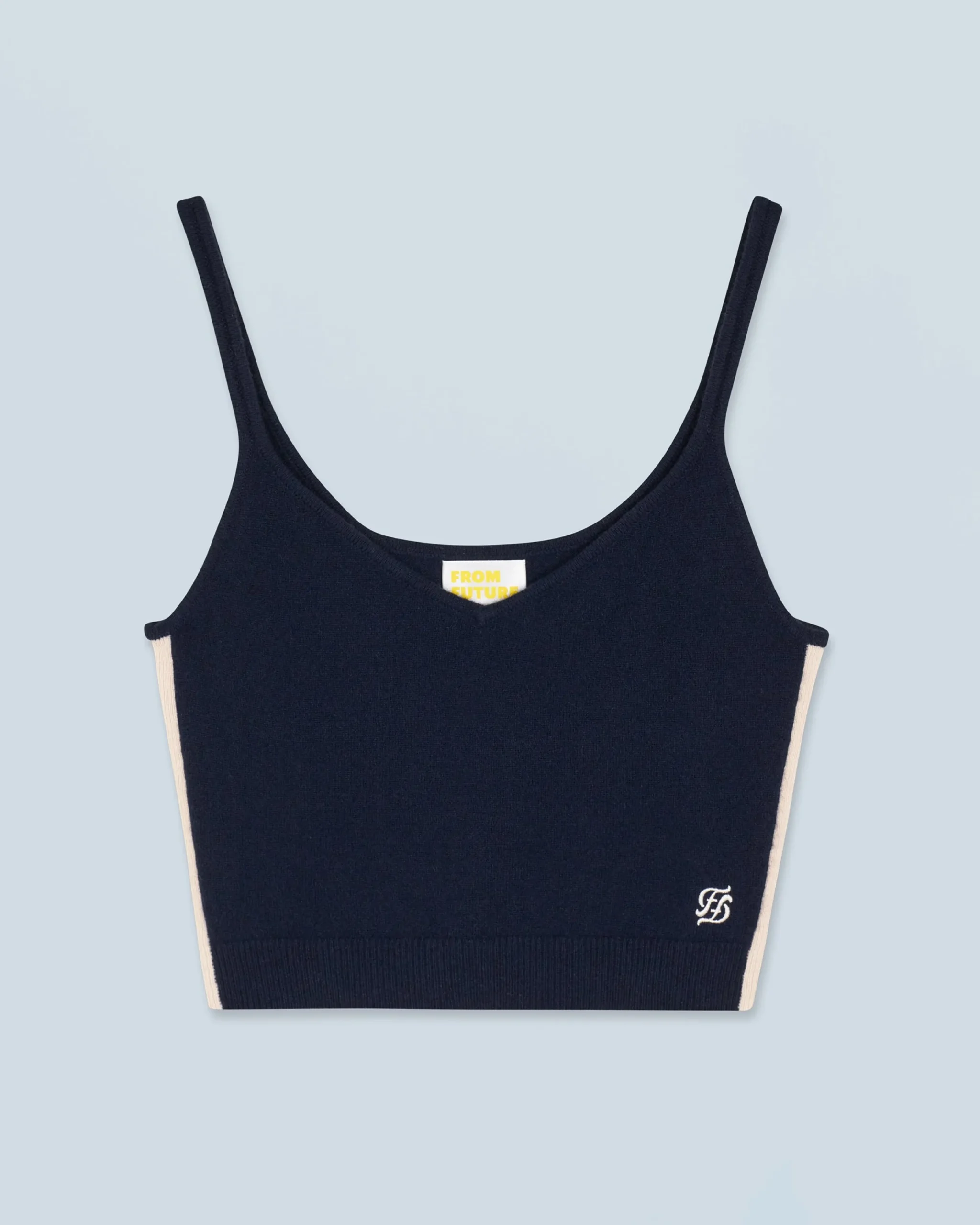 FROM FUTURE Top Bretelle Navy Cheap