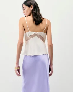 FROM FUTURE Top Bretelle Dallia Champagne Fashion