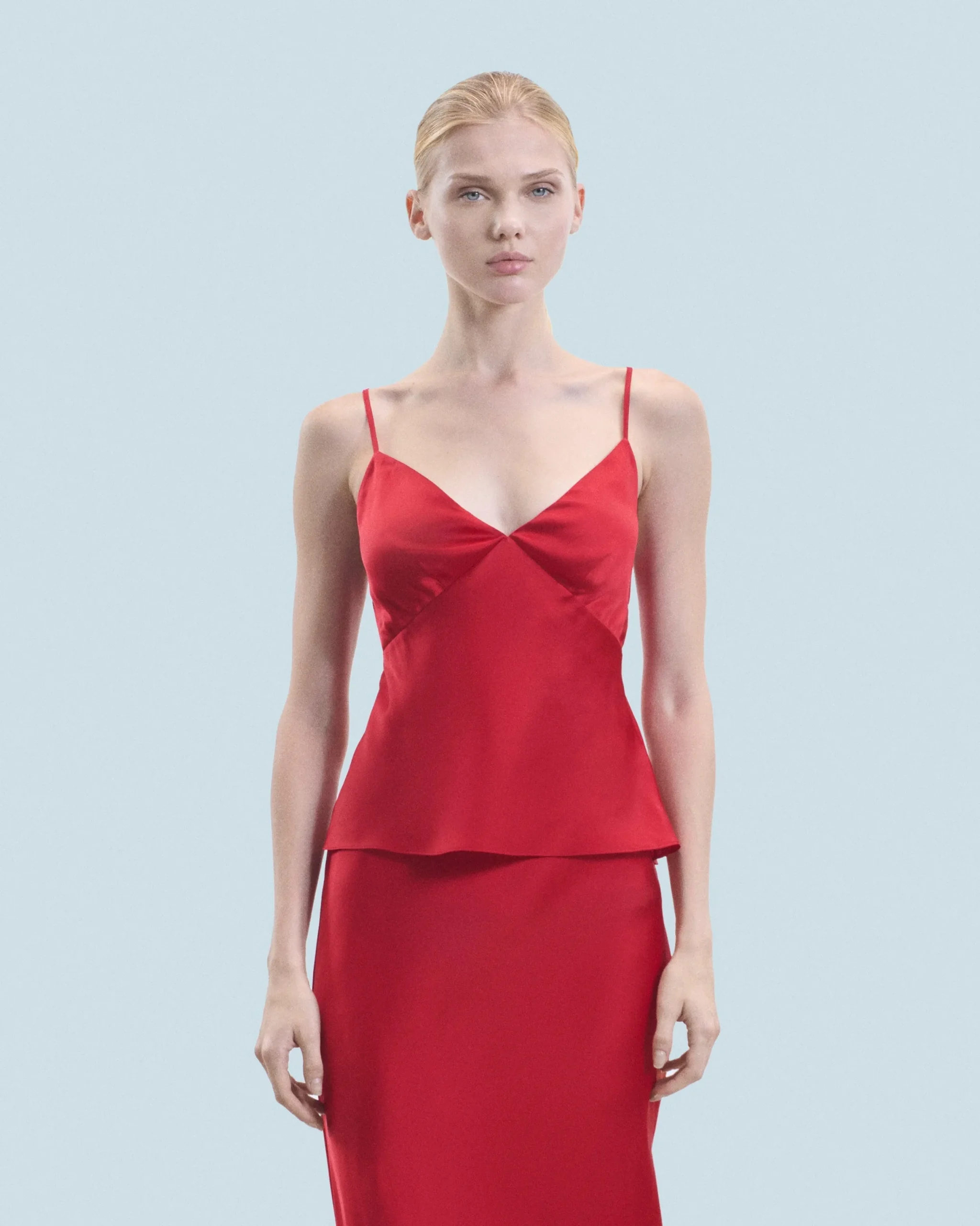 FROM FUTURE Top Caraco HotRed Flash Sale