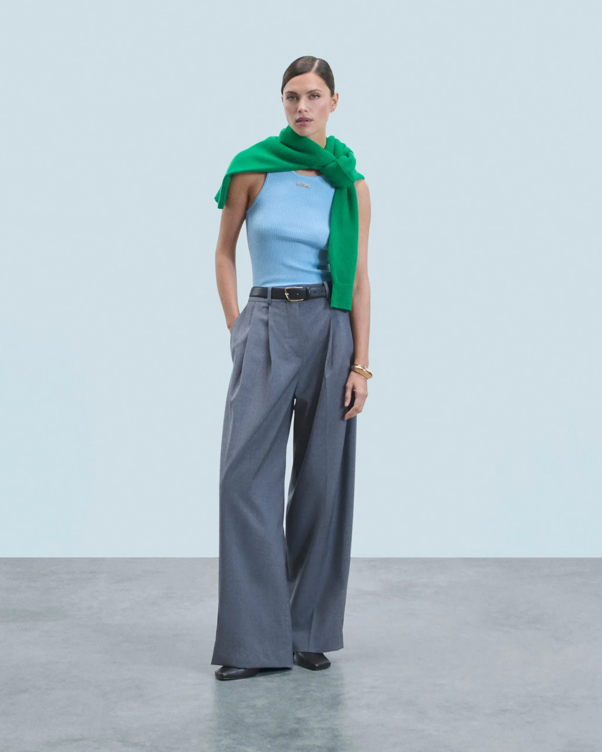 FROM FUTURE Top Débardeur BabyBlue Discount