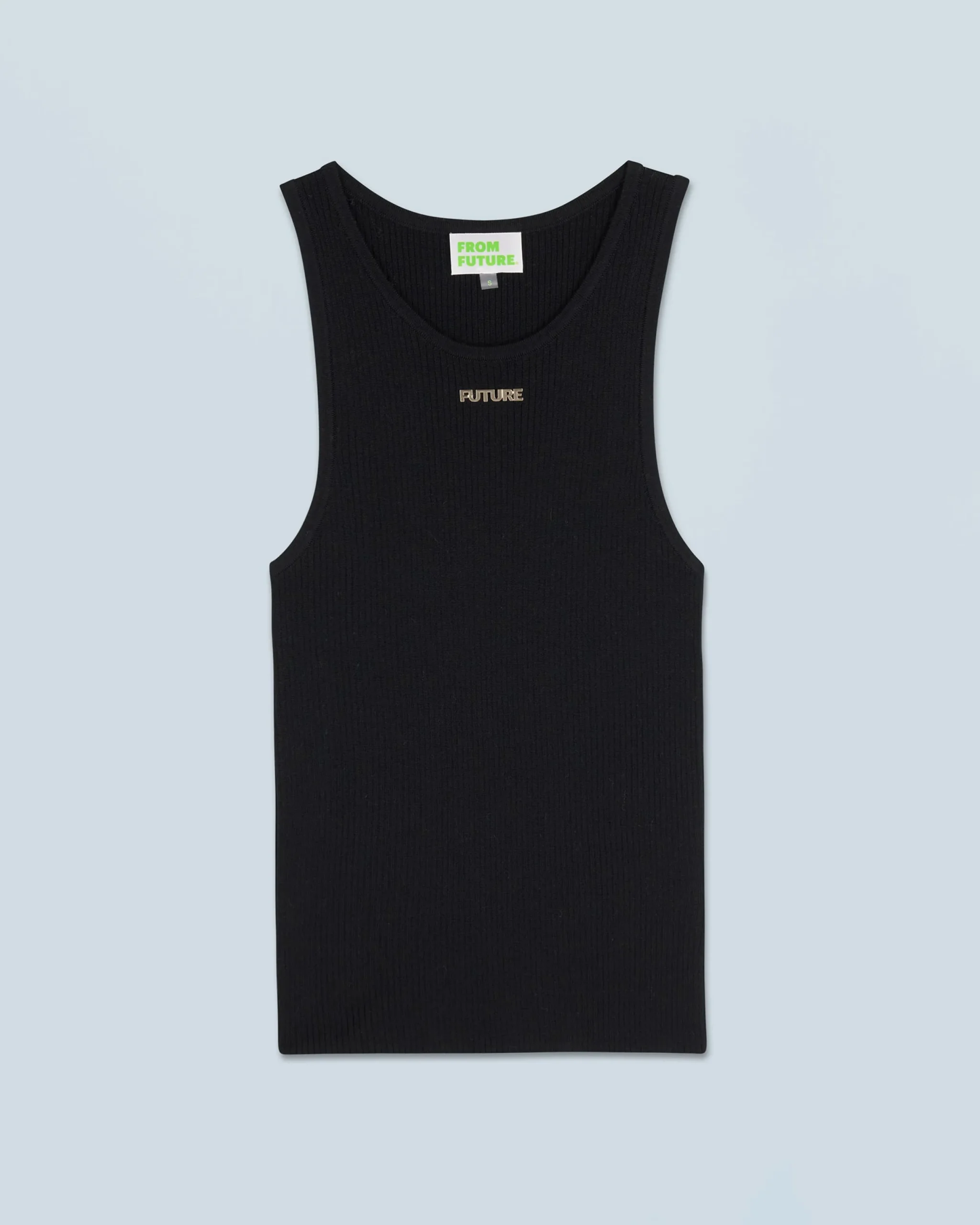 FROM FUTURE Top Débardeur Noir Sale