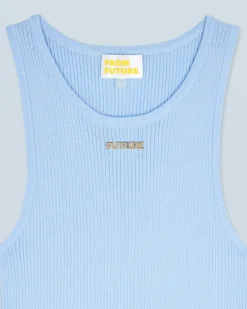 FROM FUTURE Top Débardeur BabyBlue Discount