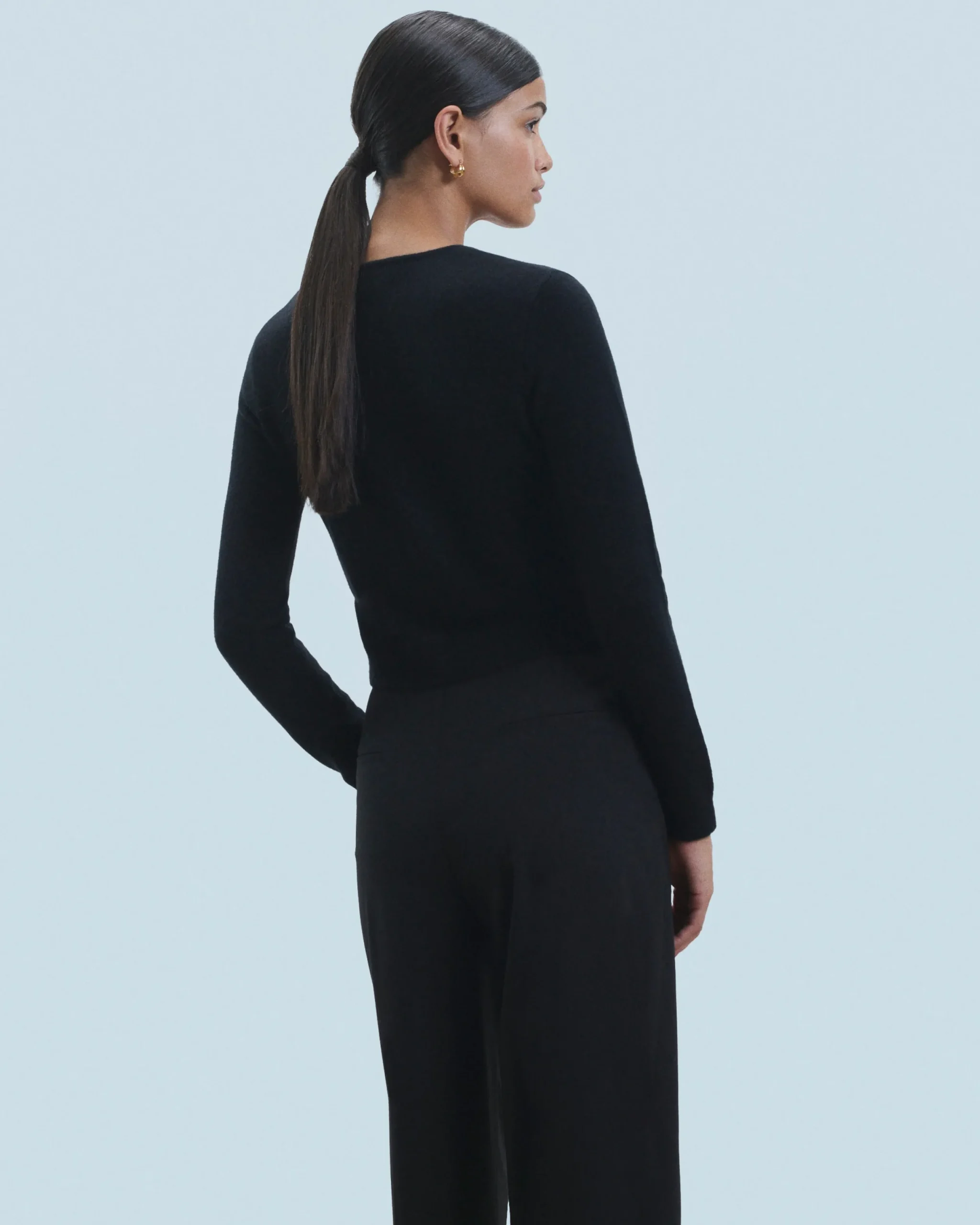 FROM FUTURE Top Manches Longues Noir Shop