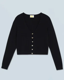FROM FUTURE Top Manches Longues Noir Shop