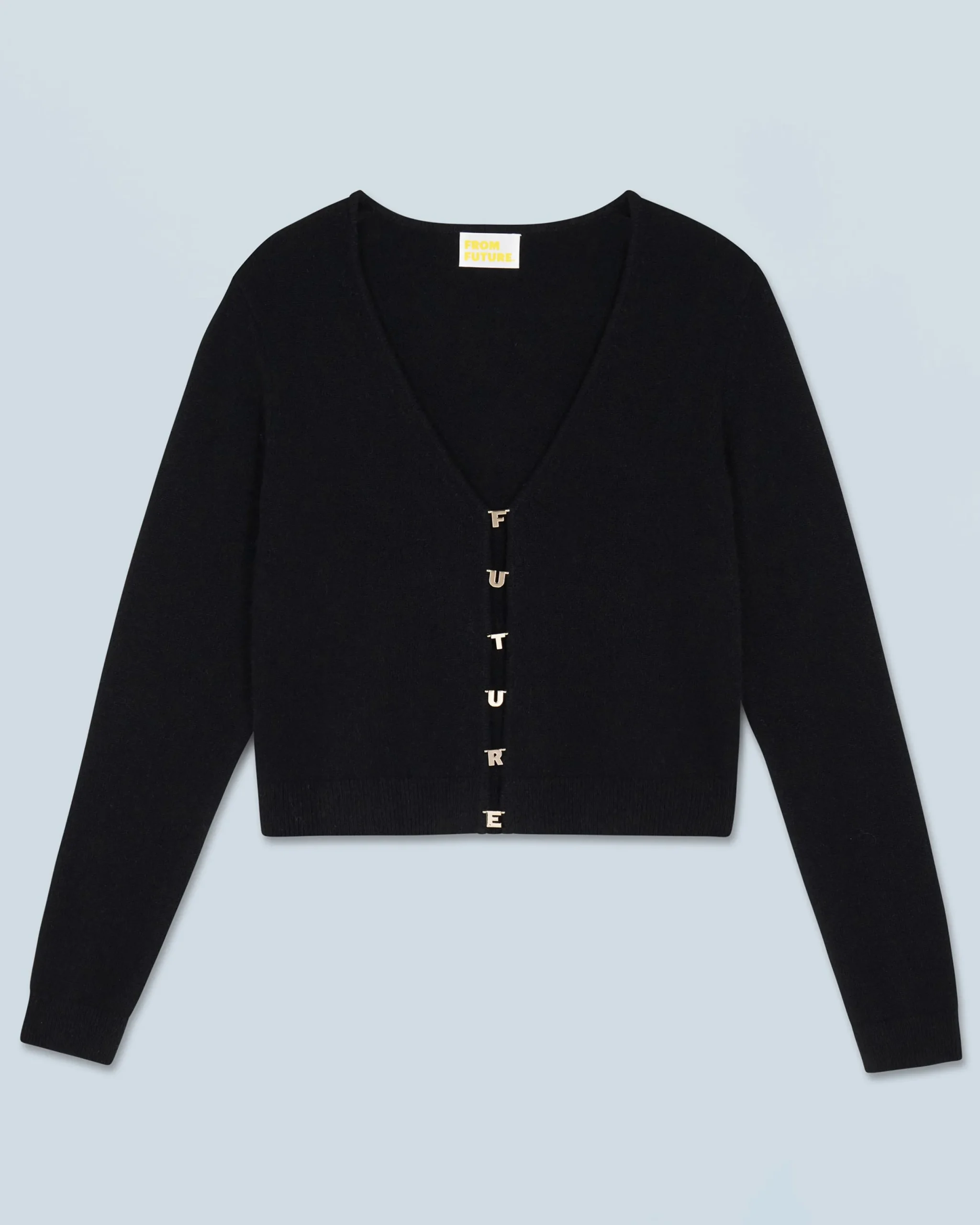 FROM FUTURE Top Manches Longues Noir Shop