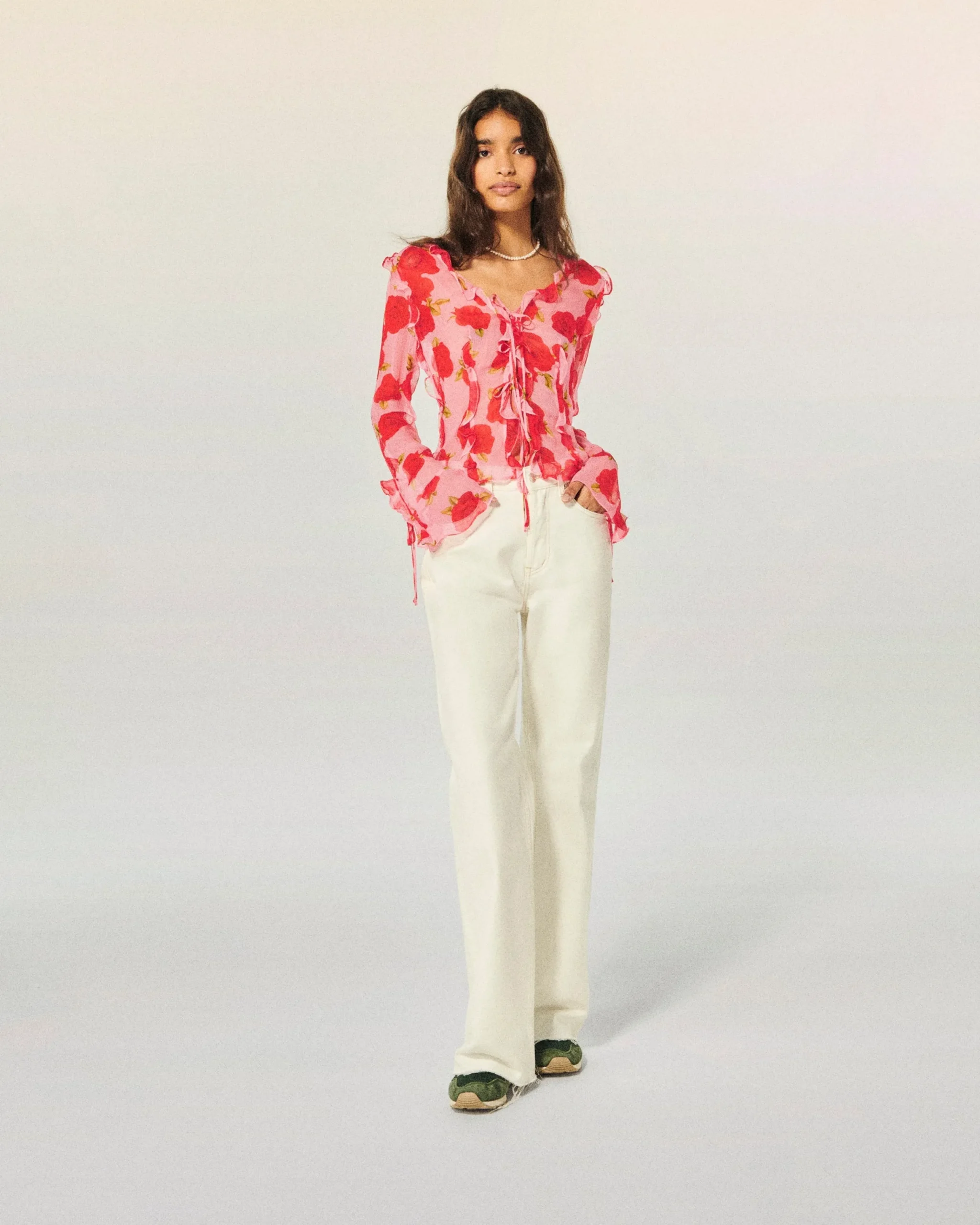 FROM FUTURE Top Manches Longues Bettina HotRoses Sale