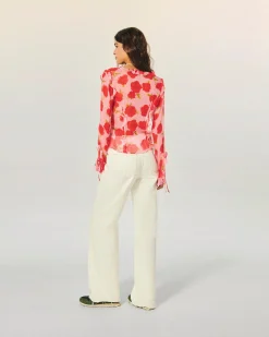FROM FUTURE Top Manches Longues Bettina HotRoses Sale
